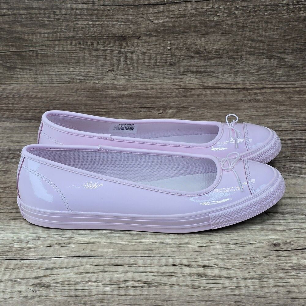 Converse Chuck Taylor All Star Dainty Ballerina Women's 10 Pink Patent Leather